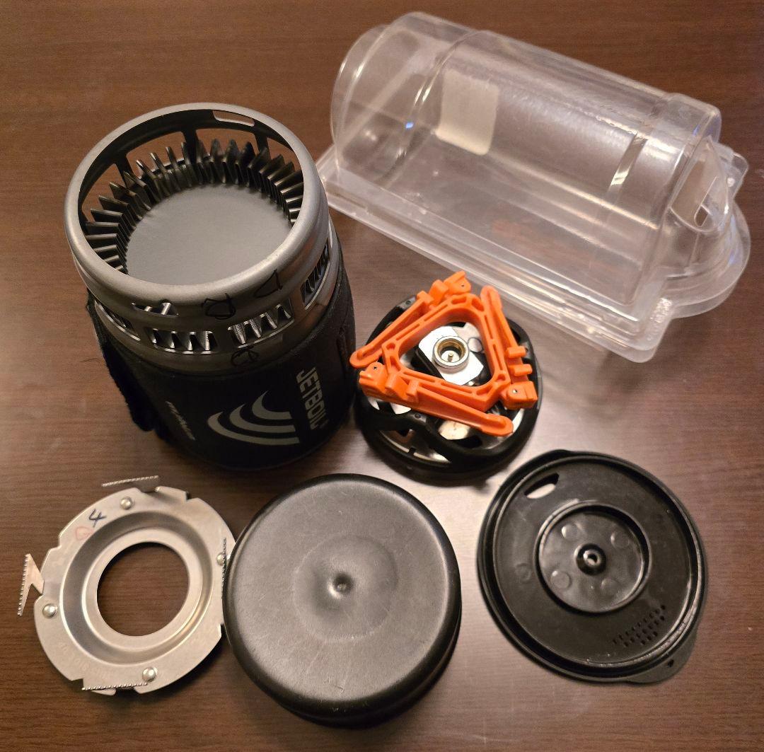 JETBOIL シングルバーナーコンロ 収納ケース付き