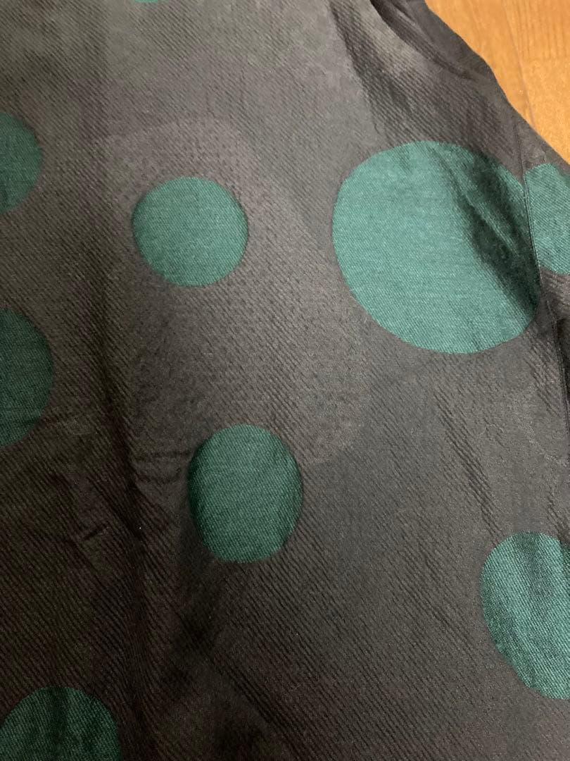 センソユニコ慈雨ワンピース　チュニック　フード　ドット