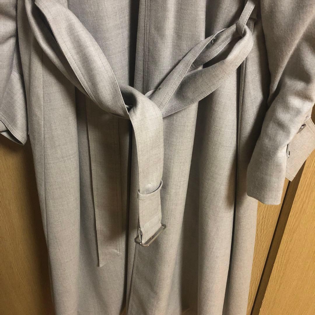 メゾンドアール　 maison de R　ウールトレンチコート　ベージュ