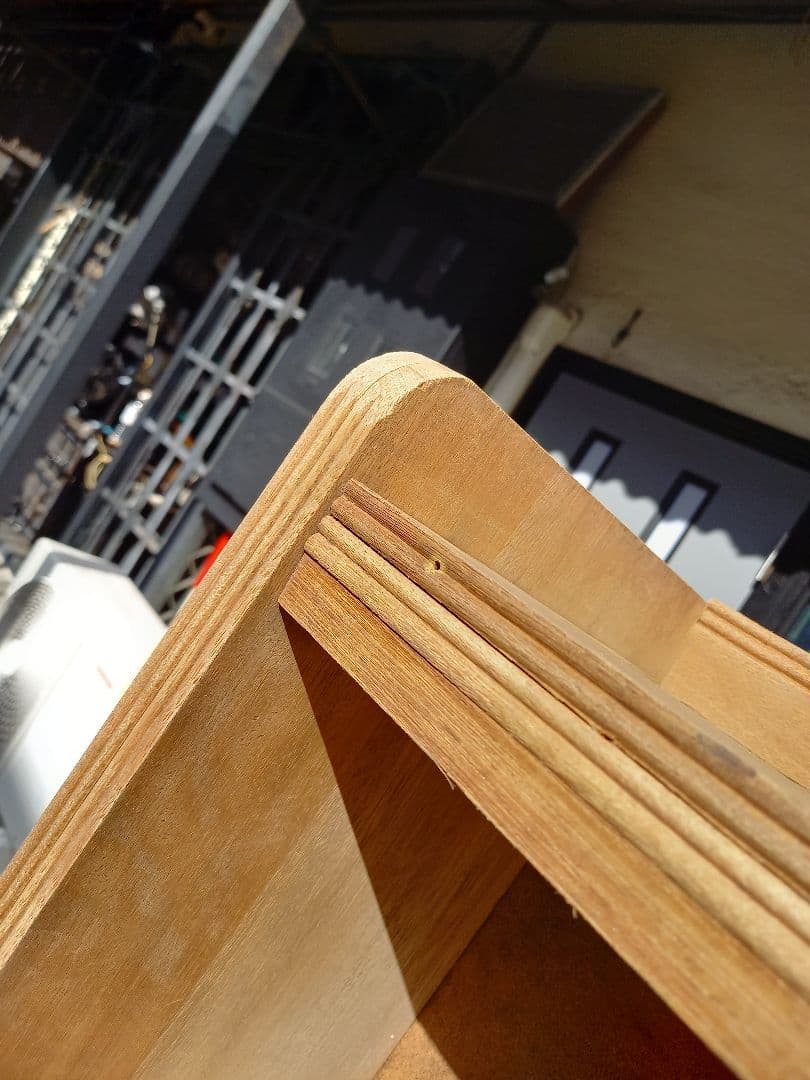 ヴィンテージ　大型　オープン　シェルフ　ディスプレイ　ウッド　ラック　飾り棚