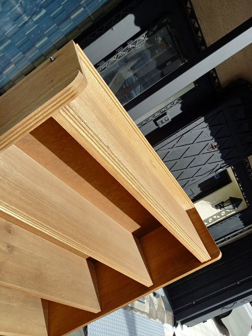 ヴィンテージ　大型　オープン　シェルフ　ディスプレイ　ウッド　ラック　飾り棚