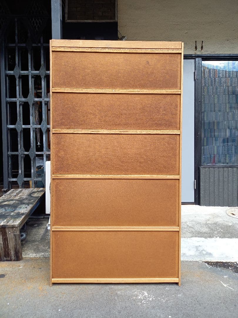 ヴィンテージ　大型　オープン　シェルフ　ディスプレイ　ウッド　ラック　飾り棚