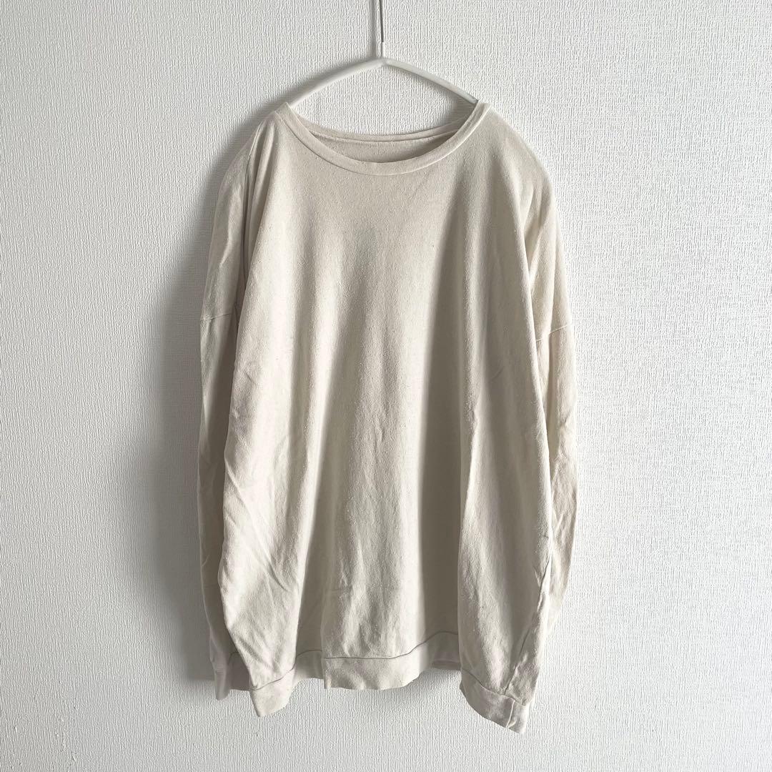 mittan 強撚絹紬糸ワイド長袖 t-42