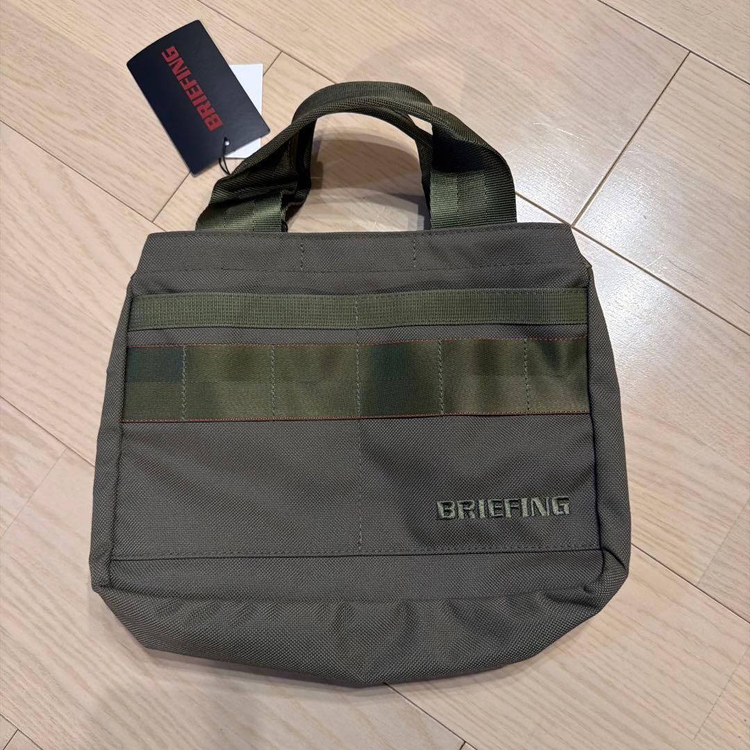 BRIEFING ミニトートバッグ オリーブグリーン　カートバッグ　カーキ