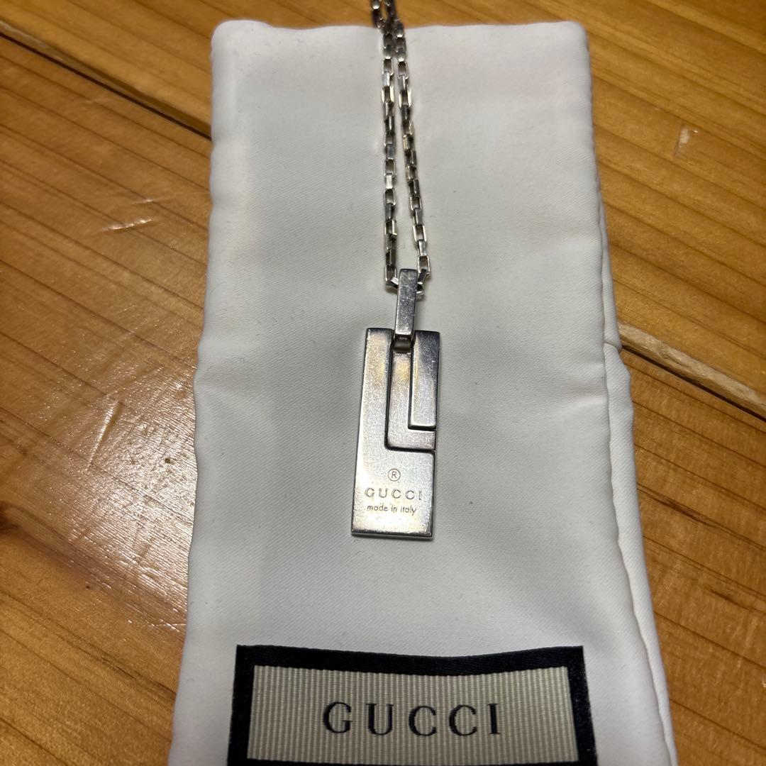 値下げ！！ GUCCI シルバー ペンダントネックレス