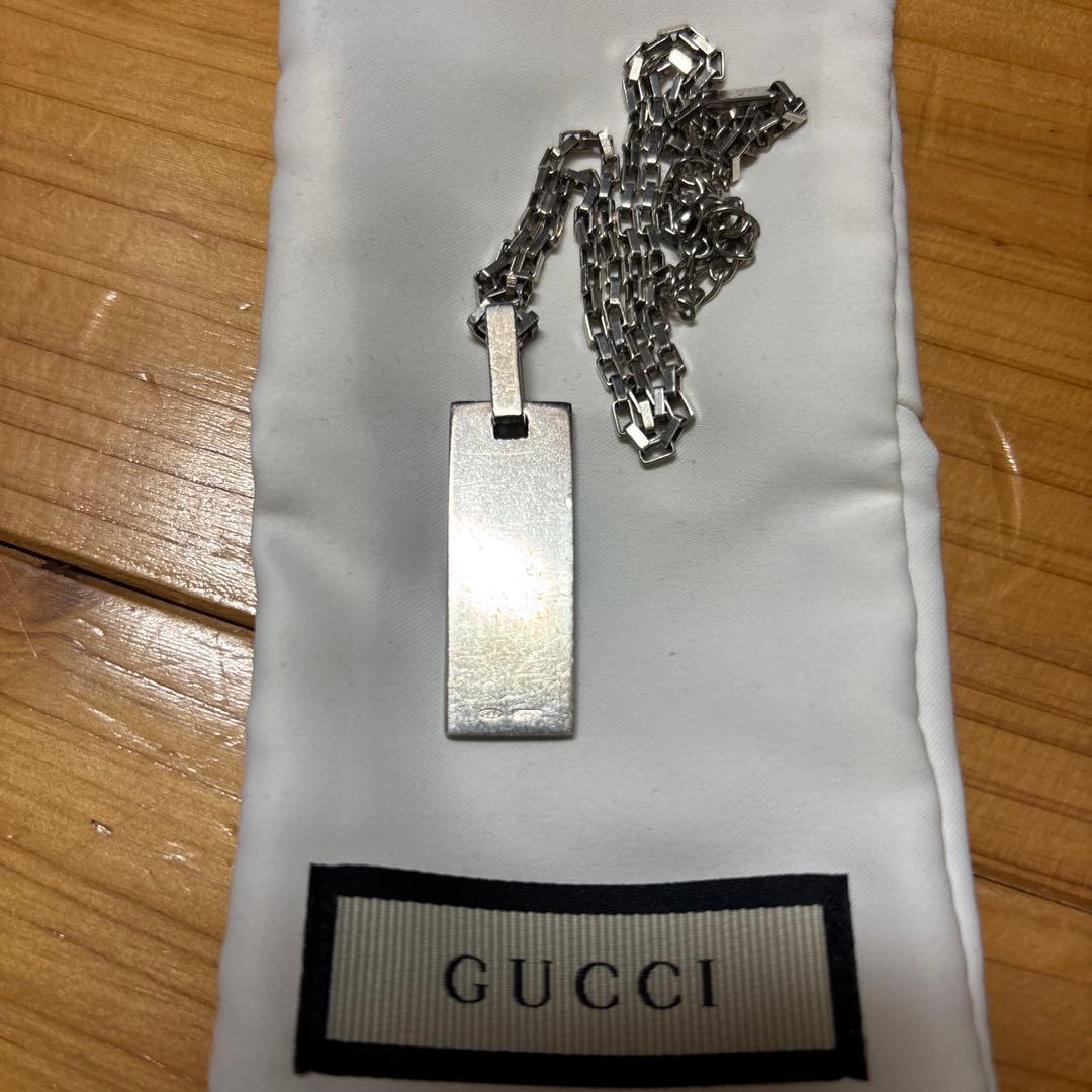 値下げ！！ GUCCI シルバー ペンダントネックレス