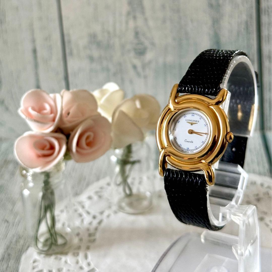 【電池交換済】LONGINES ロンジン 腕時計 ゴールド 153.7170