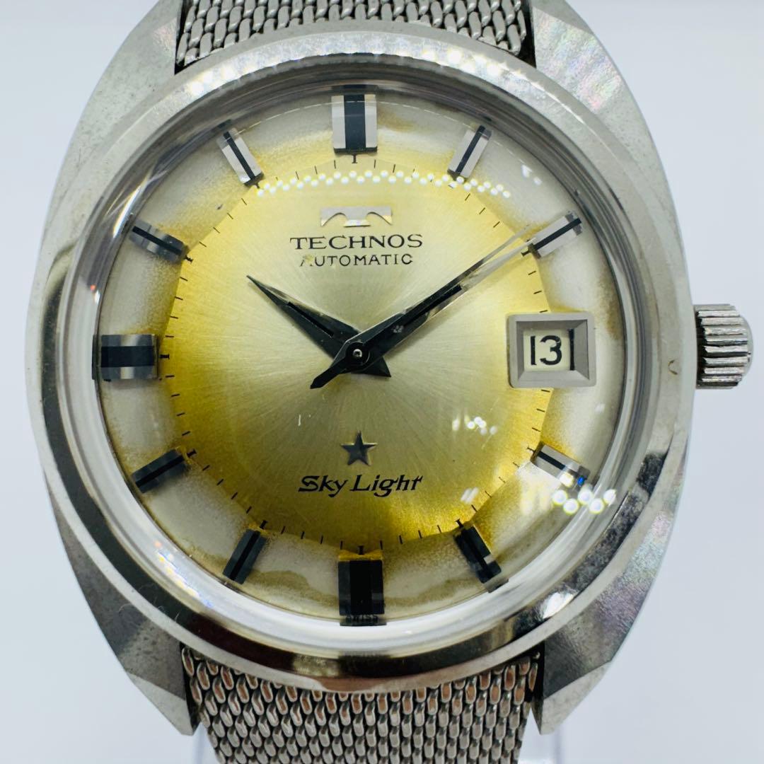 ✨TECHNOS✨テクノス✨SkyLady✨デイト✨AUTOMATIC✨腕時計✨