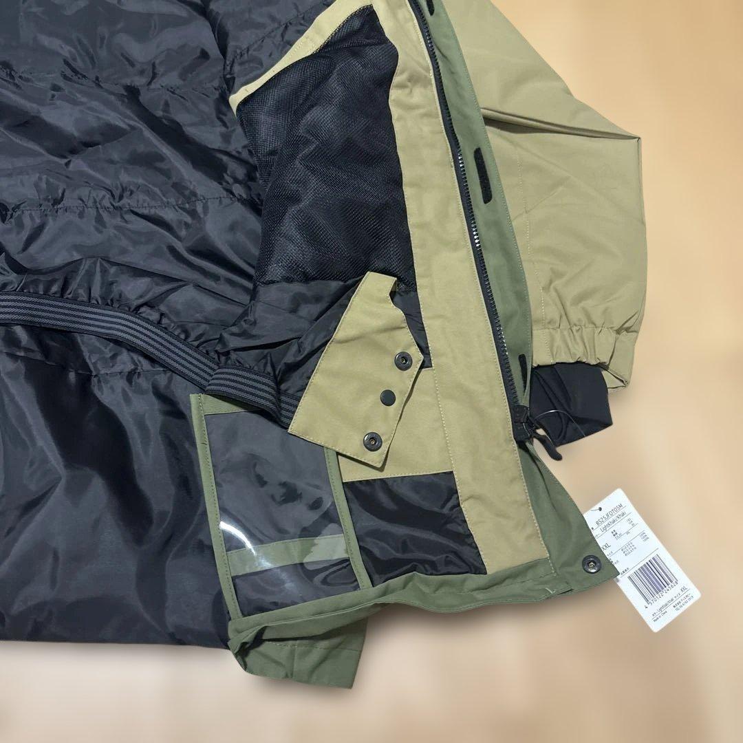 上下セット　スノーボードウェア XXL スキーウェア　スノボ　カーキ