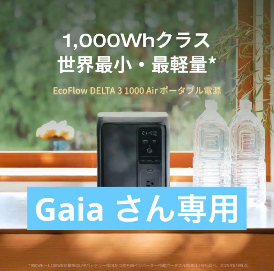 【新発売】EcoFlow DELTA 3 1000 Air