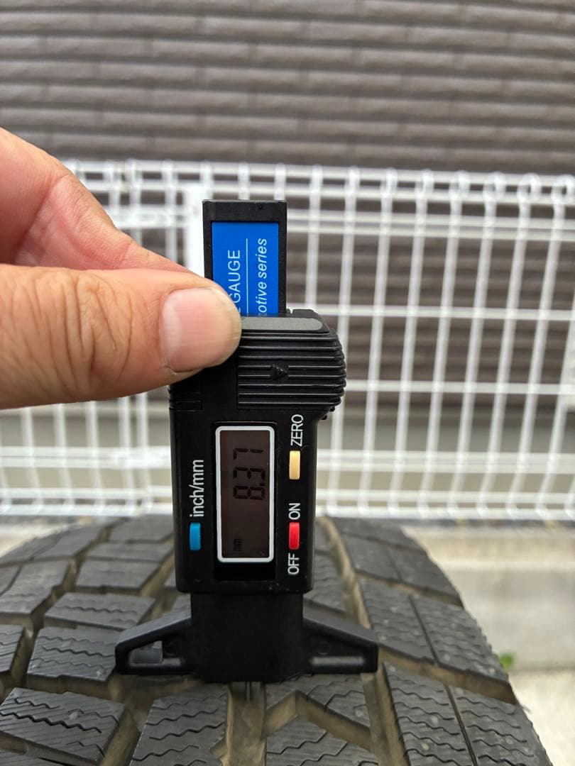 送料込み185/60r15ダンロップ　ウィンターマックス4本バリ山