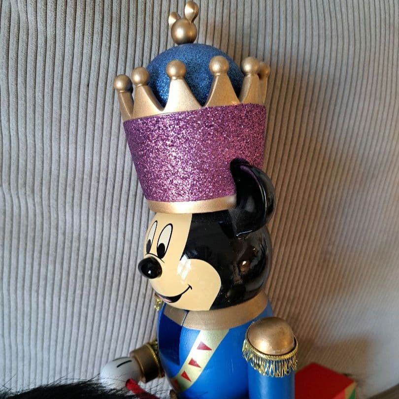 ミッキーマウス ロッキングホース クリスマス装飾　置物フィギュア　くるみ割り人形