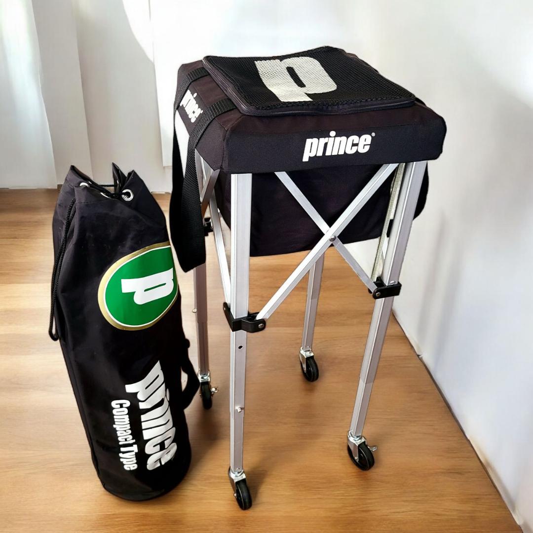 Prince プリンス テニスボールバスケット　ケース付き　ボールかご