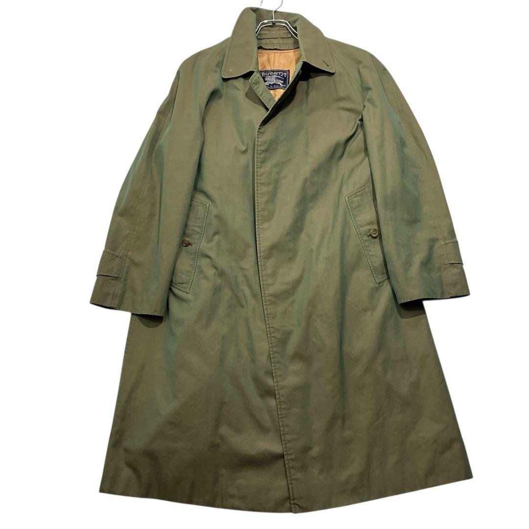 【専用品 バーバリーズ　ロングステンカラーコート　ライナー付　玉虫色　ノバチェ