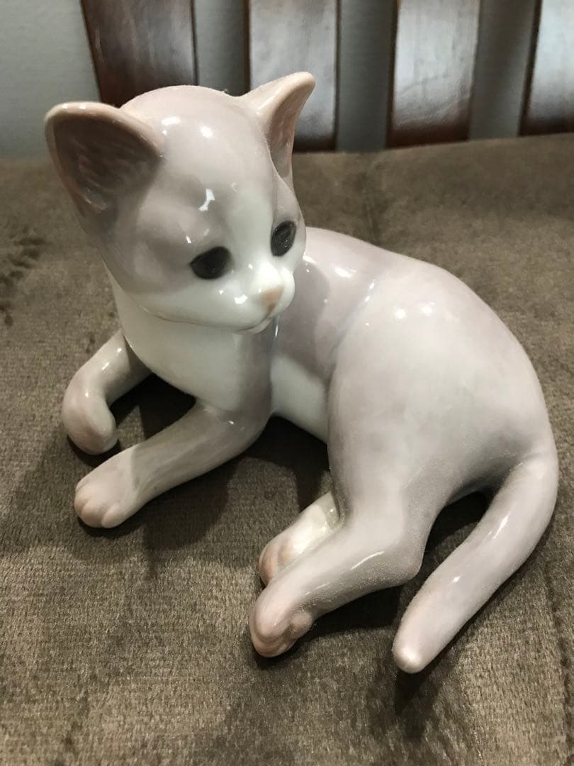 B&G オールドロイヤルコペンハーゲン　猫　置き物
