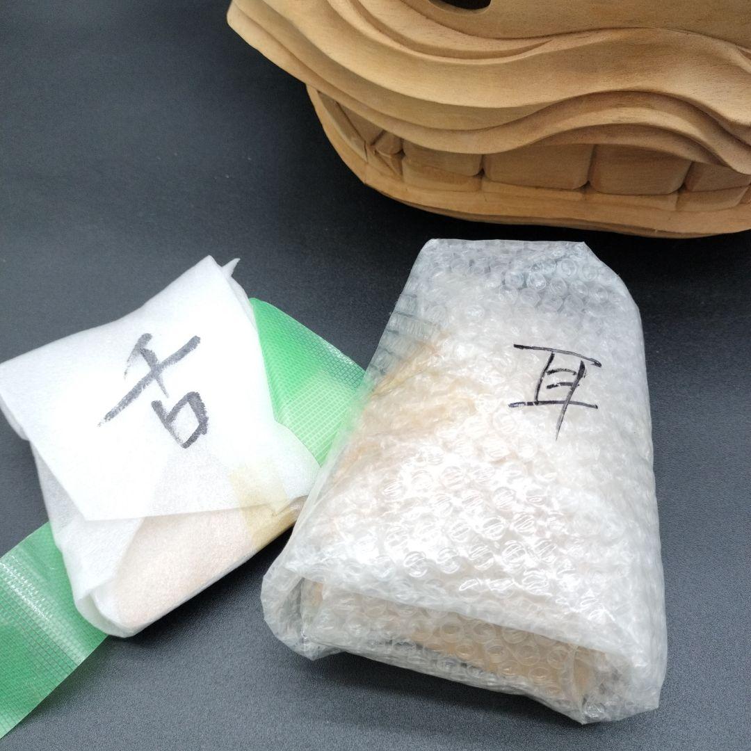 木製 獅子頭 彫刻