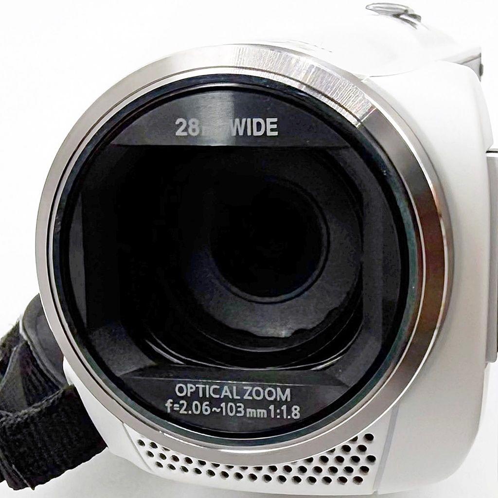 【美品】パナソニック HC-V480MS ホワイト ビデオカメラレコーダー 中古