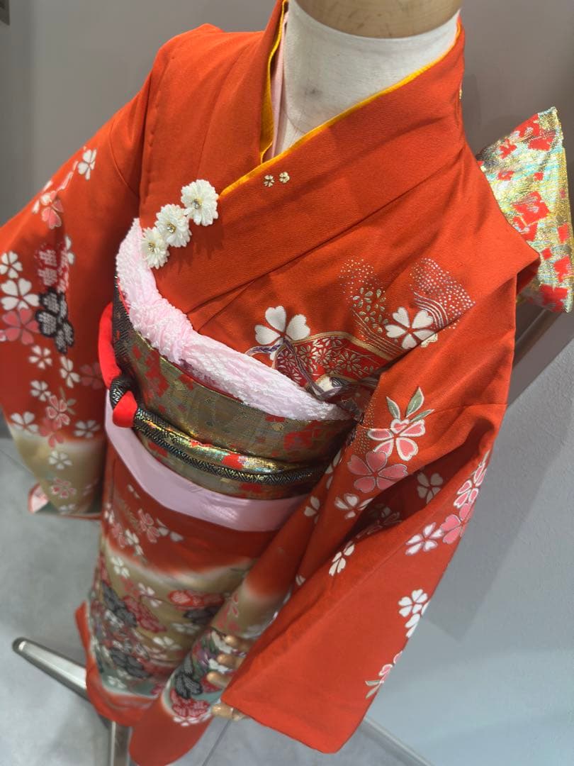 七五三　正絹　着物　フルセット