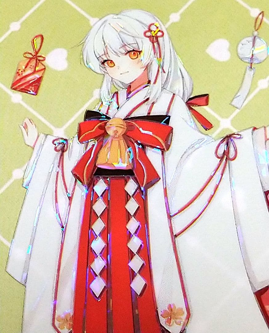 J889#和歌(贝壳光)巫女sama切り売り海外人物マステ女の子