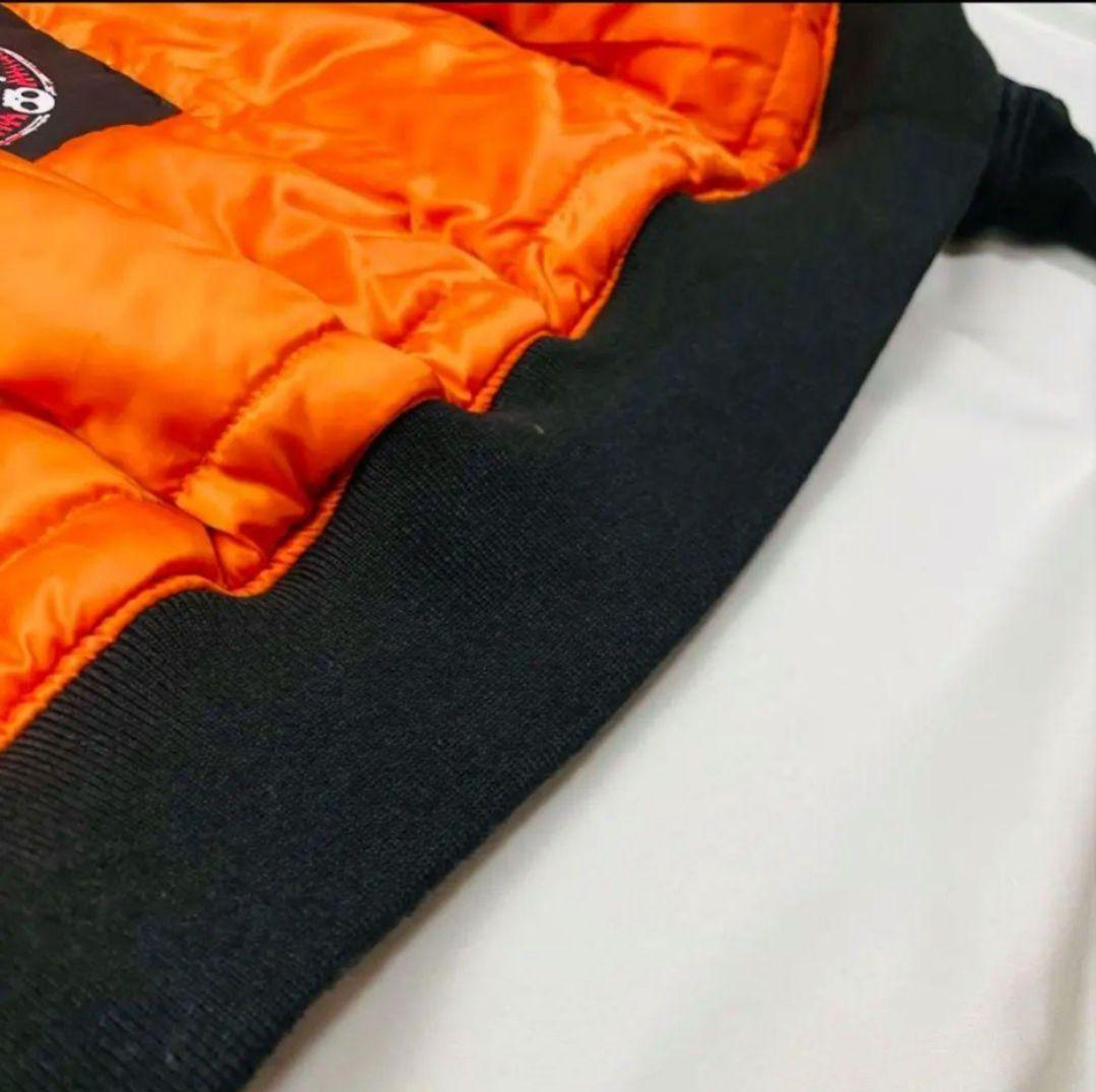 【美品】アビレックスリバーシブルブラックMA-1フライトジャケット（Lサイズ）