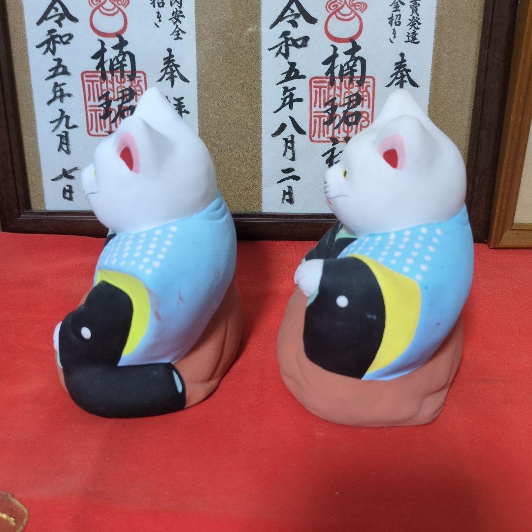 住吉大社初辰猫　中サイズ　商売繁盛　家内安全　縁起物貴重な招き猫さん