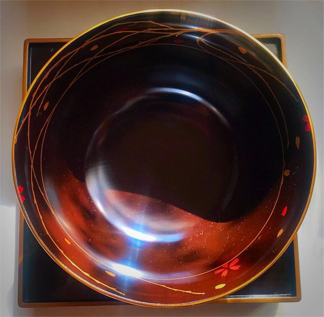 輪島塗 わじま塗り 盃洗 お碗 お皿 2つセット アンティーク 骨董品