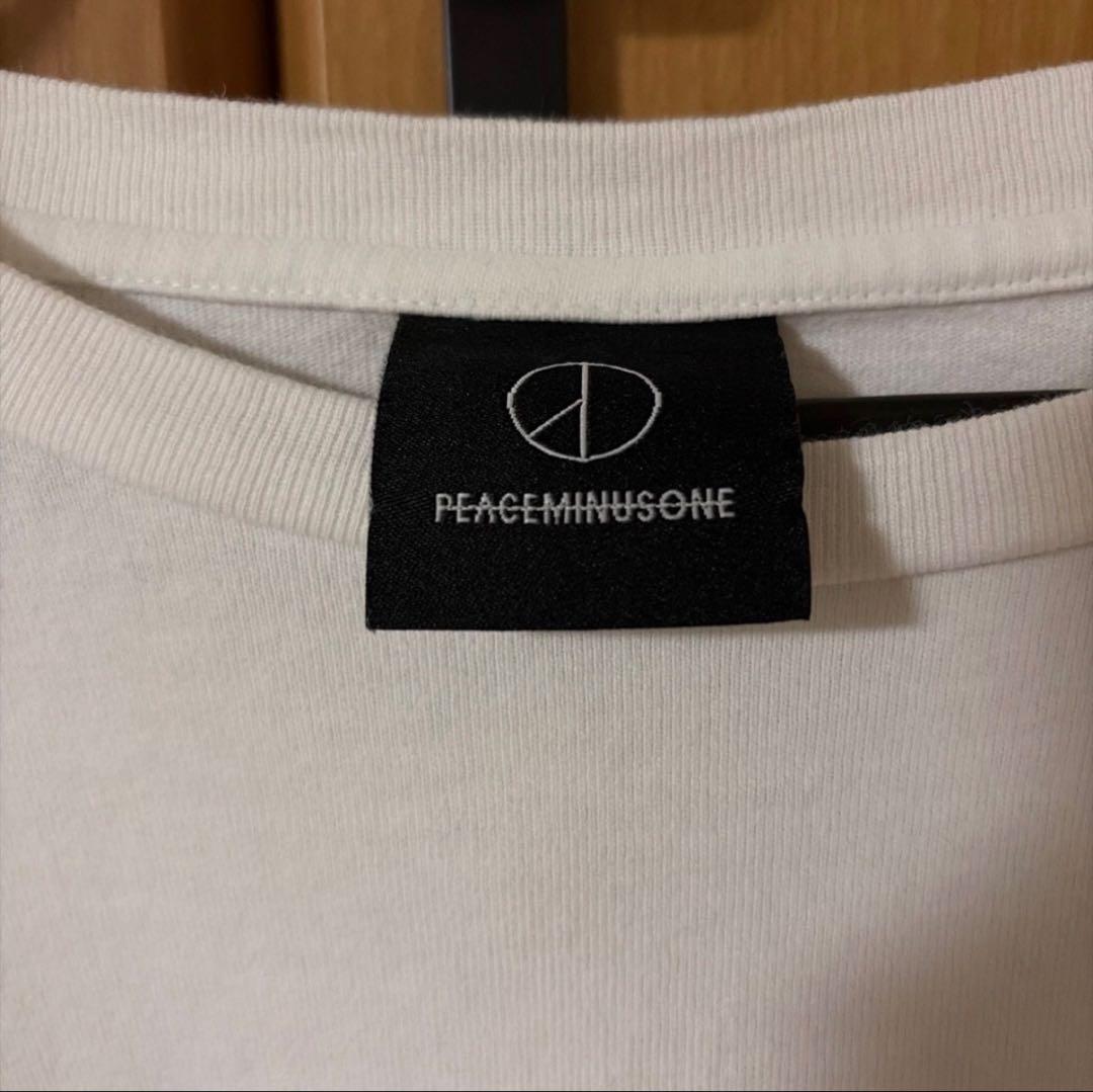 peaceminusone ロング紐　Tシャツ　ホワイト