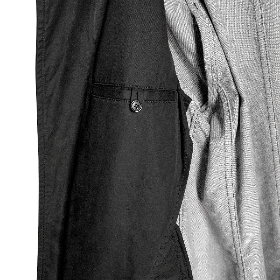 ☆ COMME des GARCONS HOMME ブラック ステンカラーコート