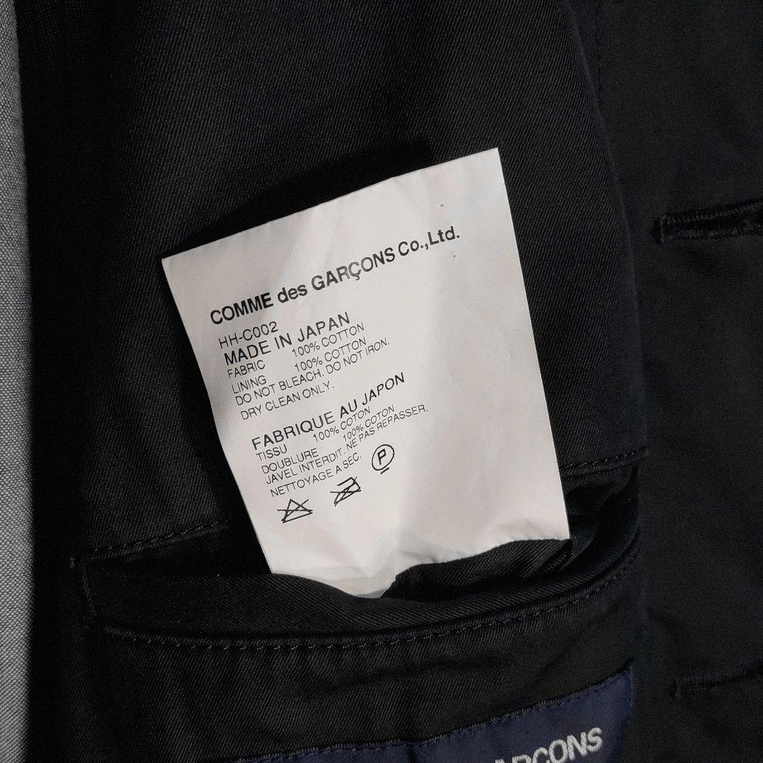 ☆ COMME des GARCONS HOMME ブラック ステンカラーコート