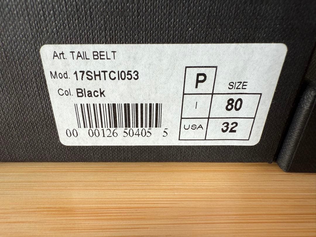 マリオ 　⭐️ブラックストーンネイティブバックル⭐️ブラウンレザー⭐️32/80