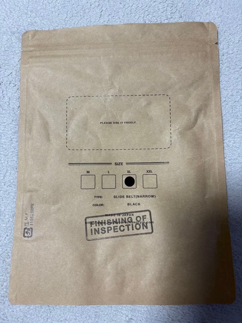 小物 FIT SLIDE BELT NARROW