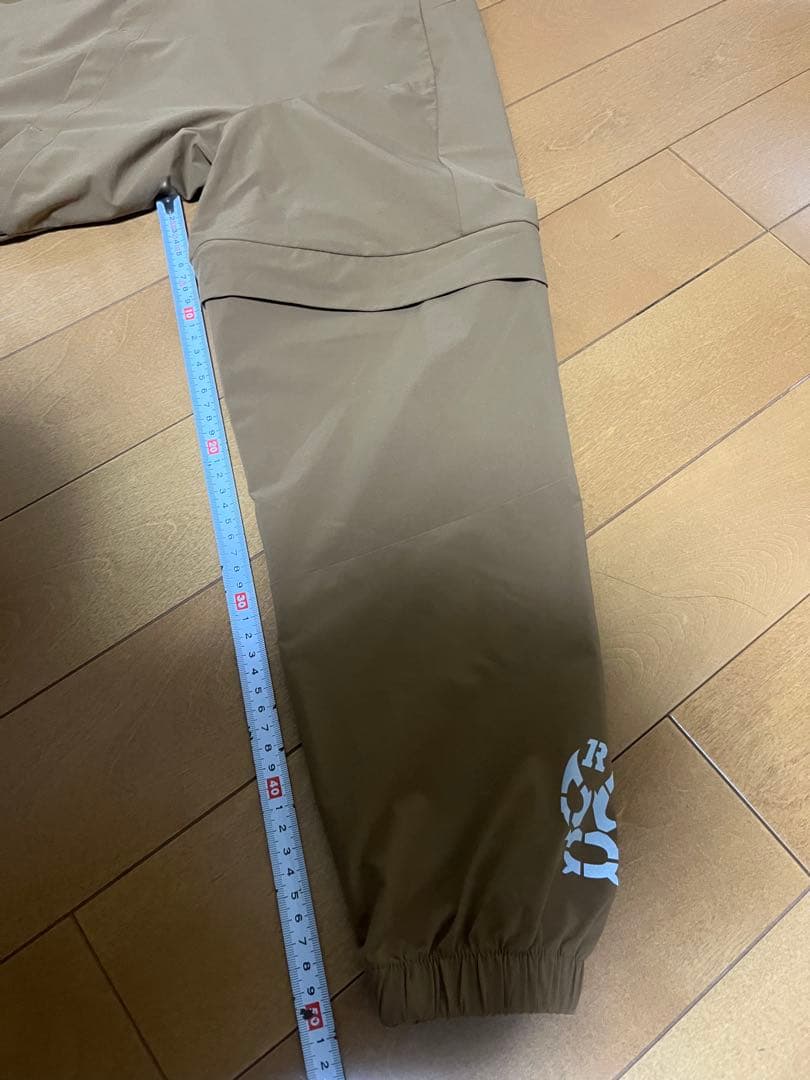 Russeluno 2wayゴルフウェア ブラウン 長袖ナイロンジャケット