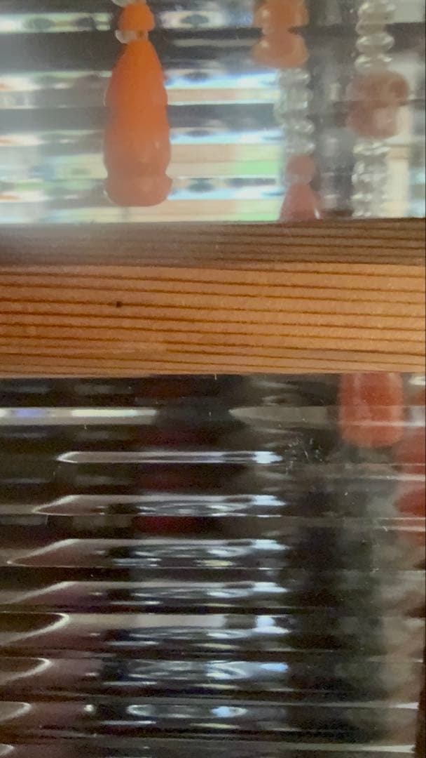 昭和レトロ　珠のれん　ビーズのれん　キッチン　インテリア雑貨