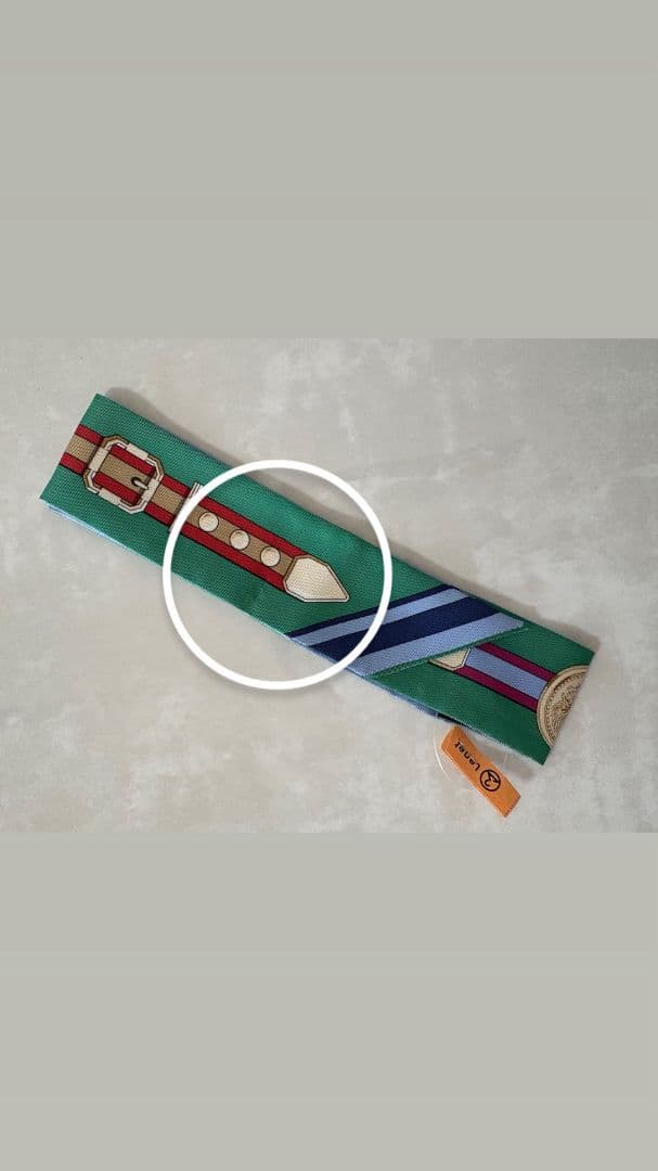 haru HERMES エルメス スカーフ ツイリー リボン ヘアバンド