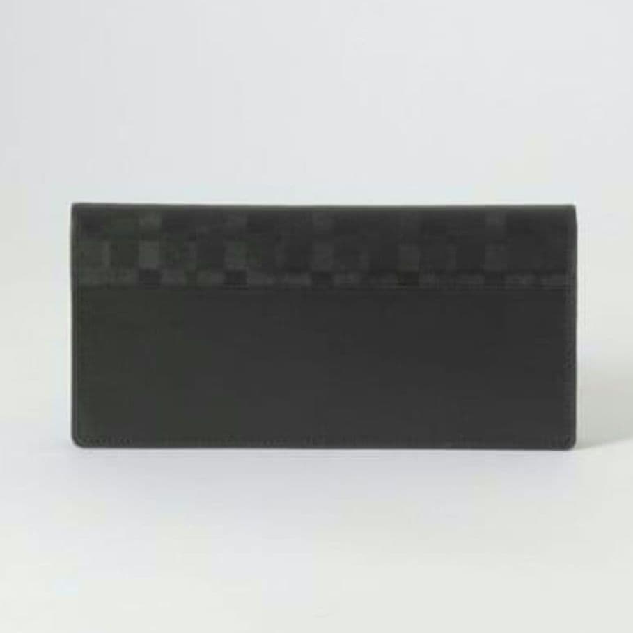 ブラックレーベル・クレストブリッジ◇ エンボスチェックロングウォレット