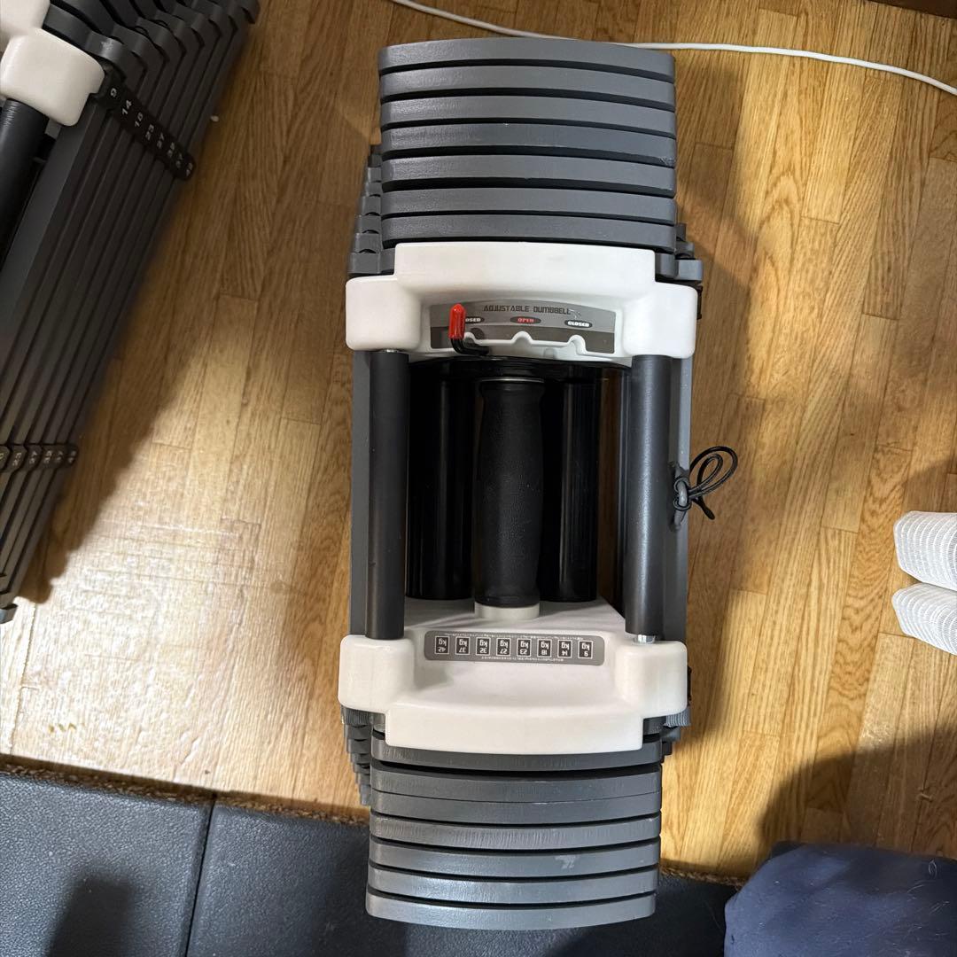 BARWING 可変式ダンベル 42kg×2セット_左