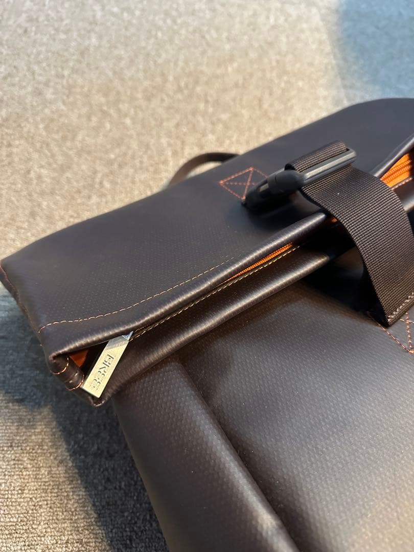 BREE ブラウン フラップバックパック