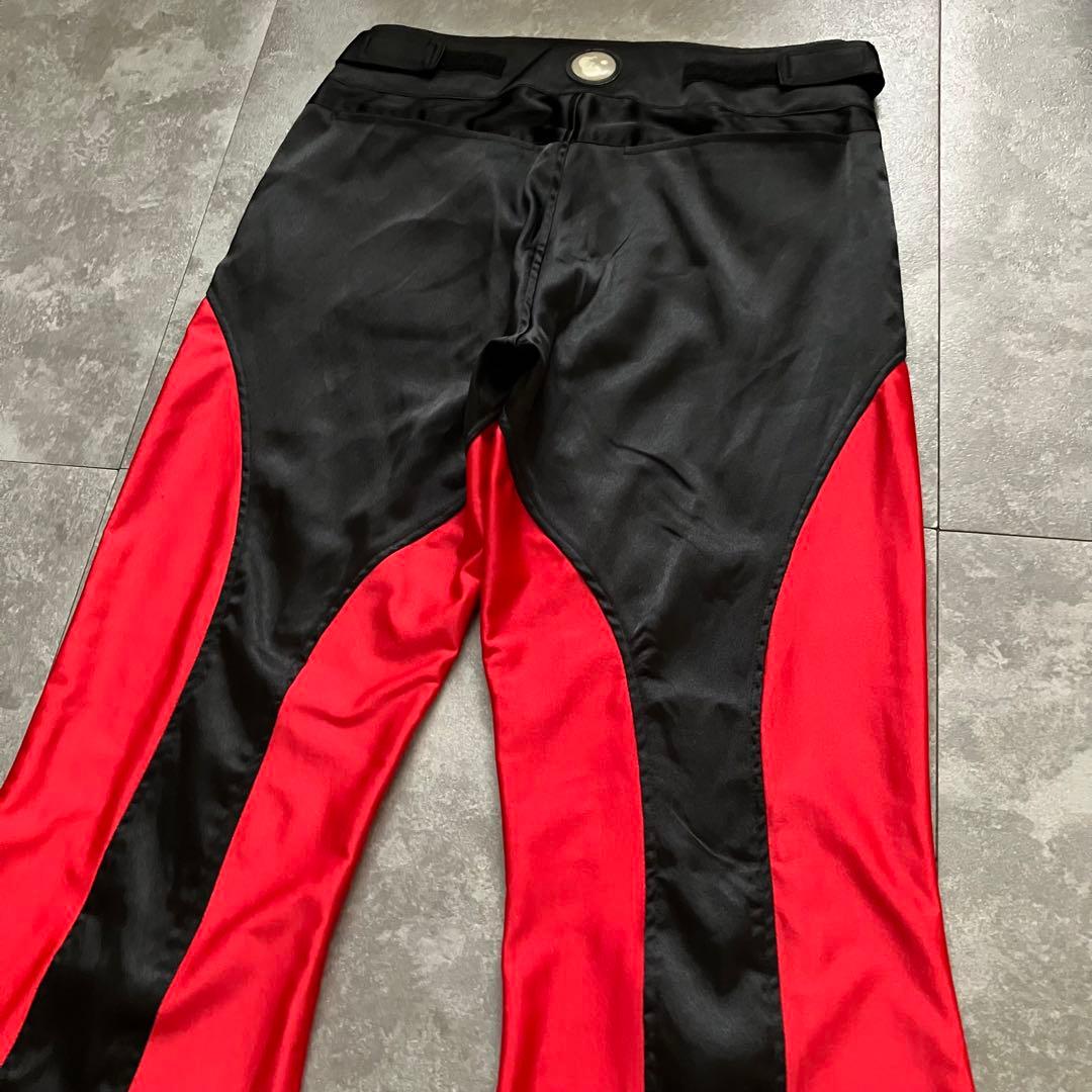 FOTUS cyber flared pants Y2K 90s 00s 光沢