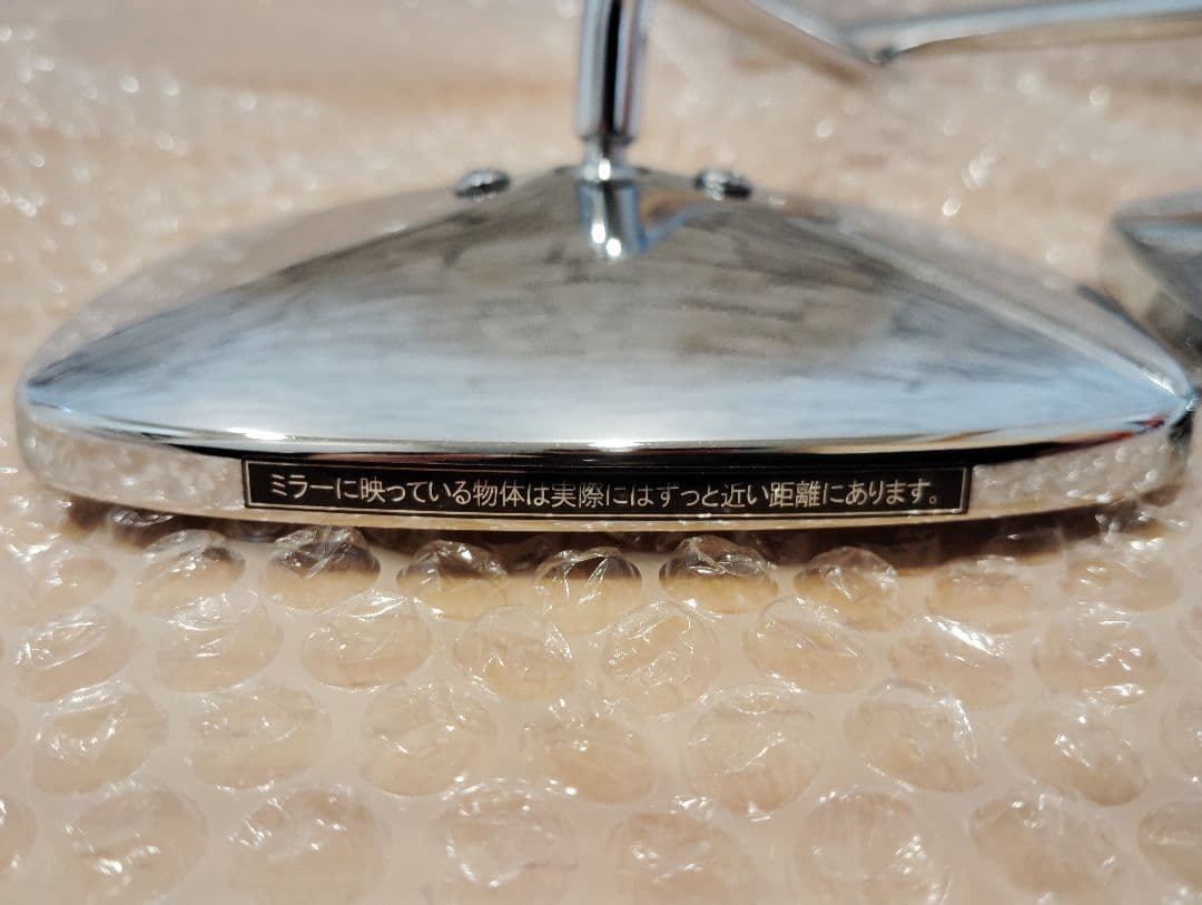 ハーレーダビッドソン 純正ミラー ロングステム スクエア ヴィンテージ EVO