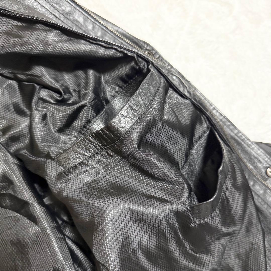 PHASE TWO 本革 レザージャケット ビックサイズ 90s インナー付