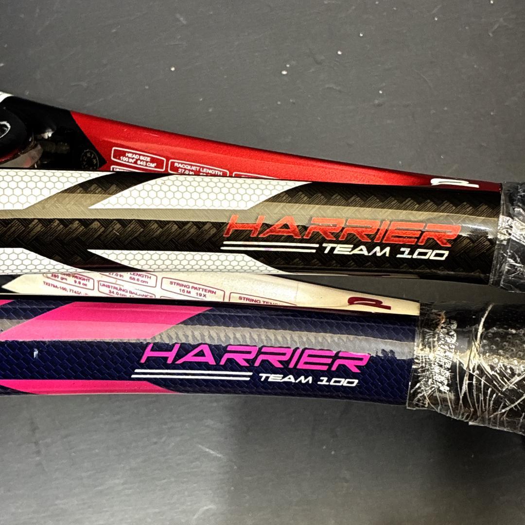 prince HARRIER TEAM 100 プリンス　硬式ラケット2本セット