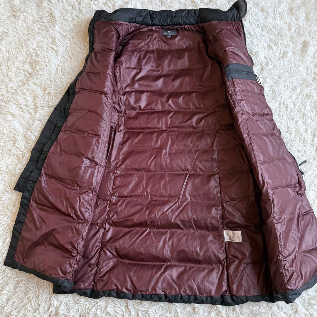 mont-bell モンベル トラベルダウン ロングコート Lサイズ 黒 旅行