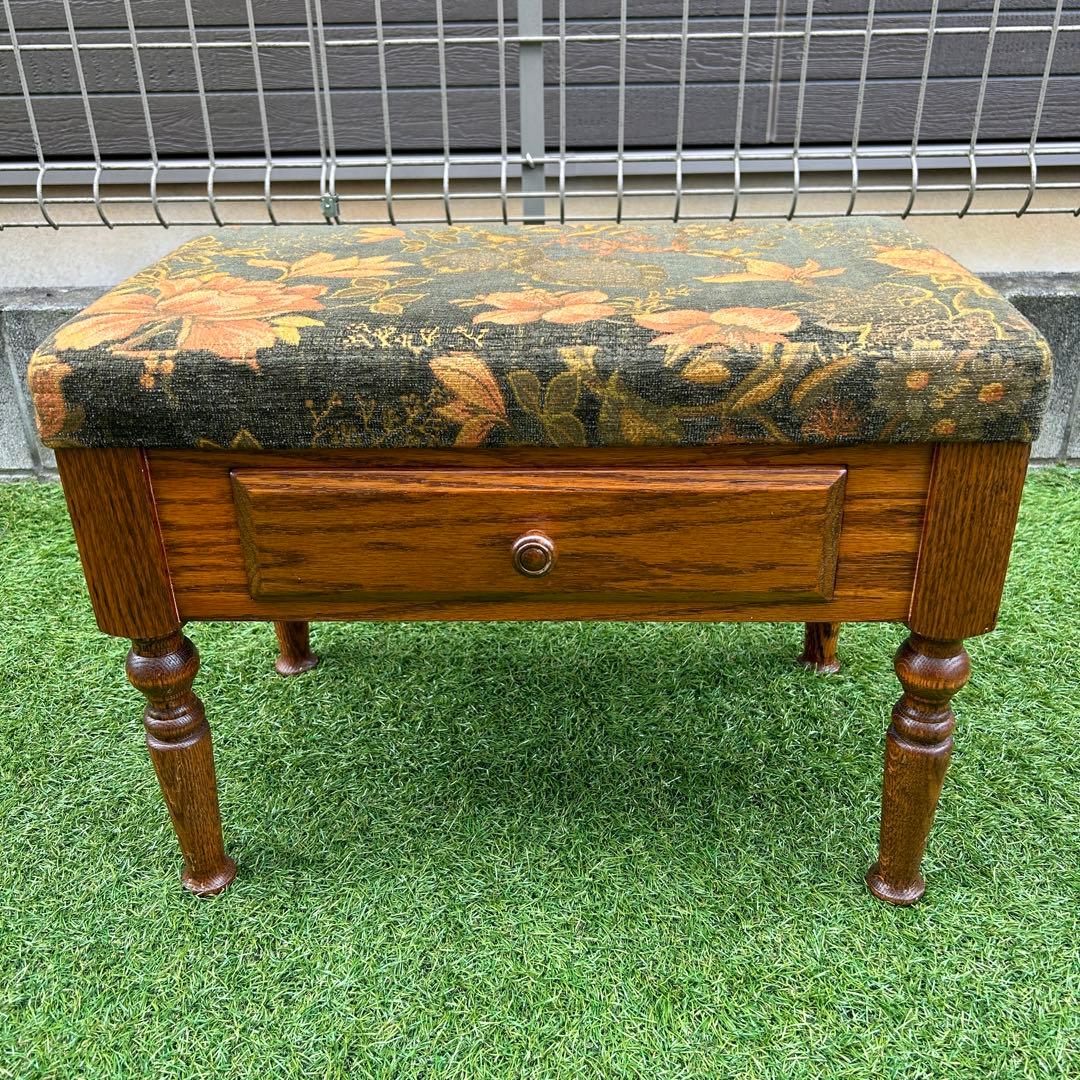 b*4様 三越家具 ブルージュ Brugge 引き出し付きスツール KW165