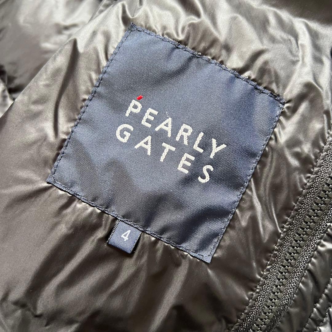 PEARLYGATES パーリーゲイツ　ダウンジャケット　ゴルフ　メンズ　黒　4