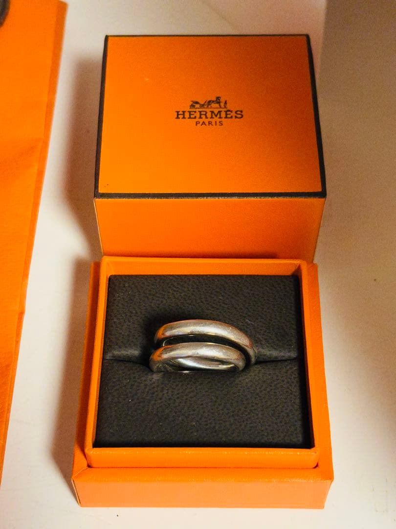 【美品】Hermes ヴェルティージュ エルメス リング 58号