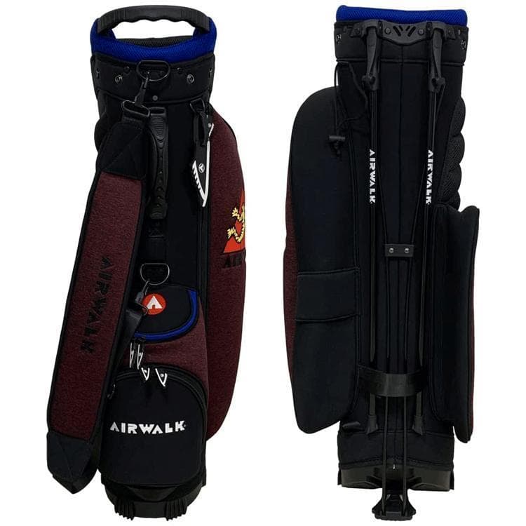 新品 AIRWALK GOLF エアーウォーク スタンドキャディバッグ ワイン