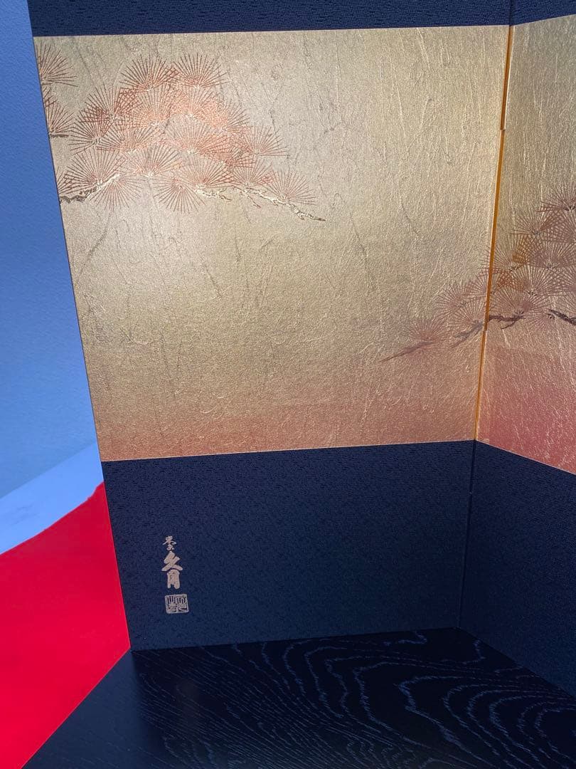 東京久月　雛人形　立親王平飾りセット・間口約５０×奥行約３０×高さ約５４㎝