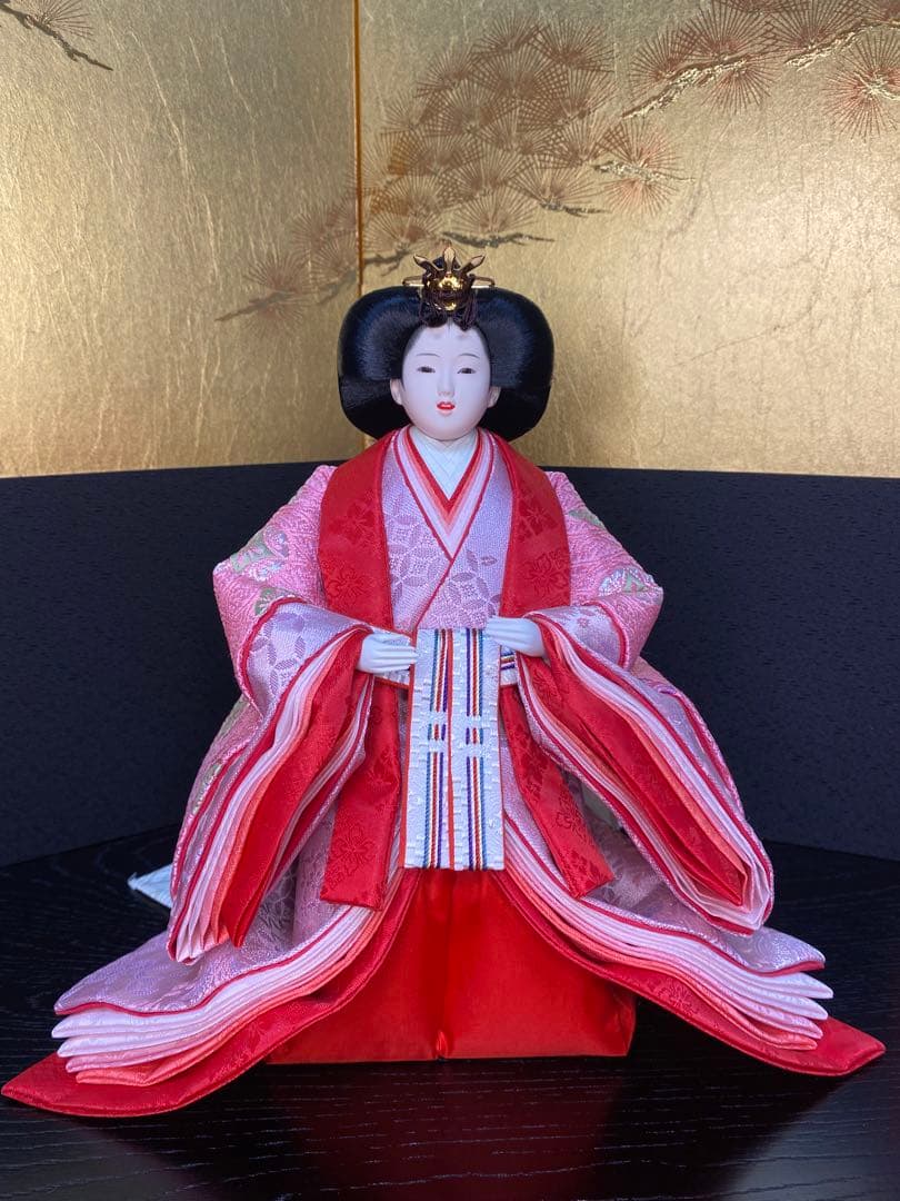 東京久月　雛人形　立親王平飾りセット・間口約５０×奥行約３０×高さ約５４㎝