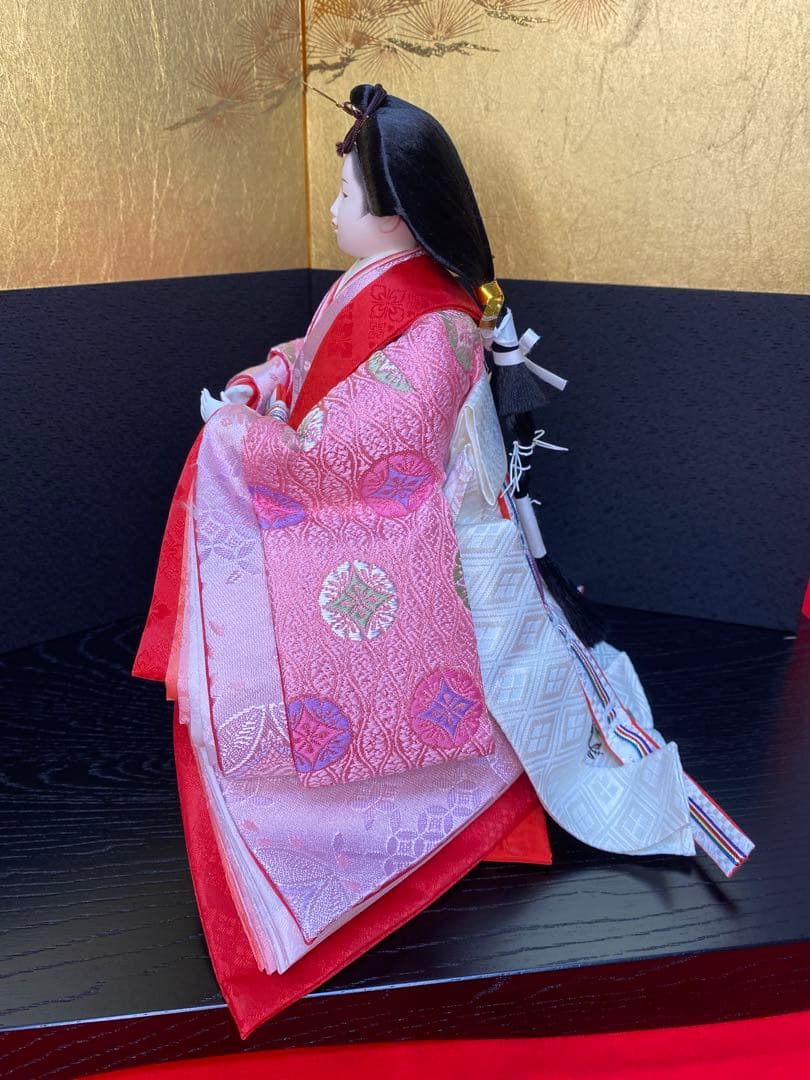 東京久月　雛人形　立親王平飾りセット・間口約５０×奥行約３０×高さ約５４㎝