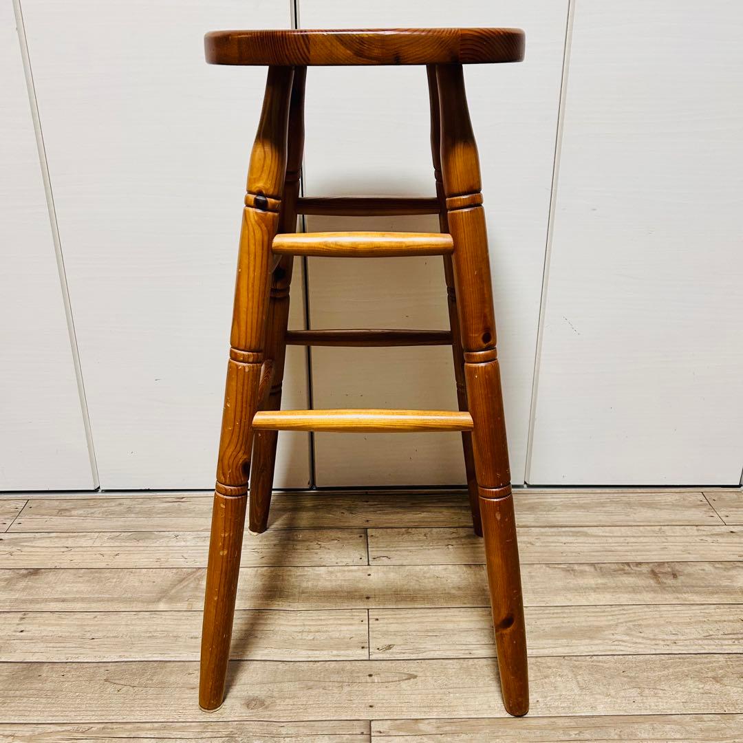 【英国製】アンティーク ハイスツール